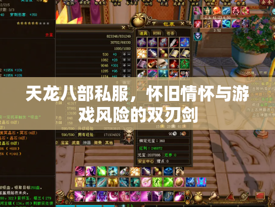 天龙八部私服，怀旧情怀与游戏风险的双刃剑