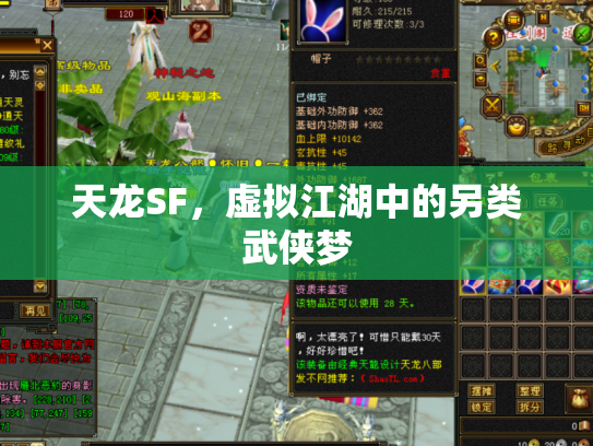 天龙SF，虚拟江湖中的另类武侠梦