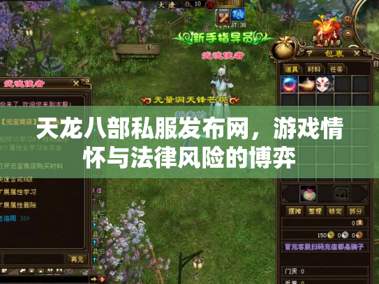 天龙八部私服发布网，游戏情怀与法律风险的博弈