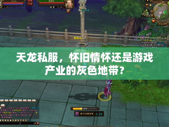 天龙私服，怀旧情怀还是游戏产业的灰色地带？