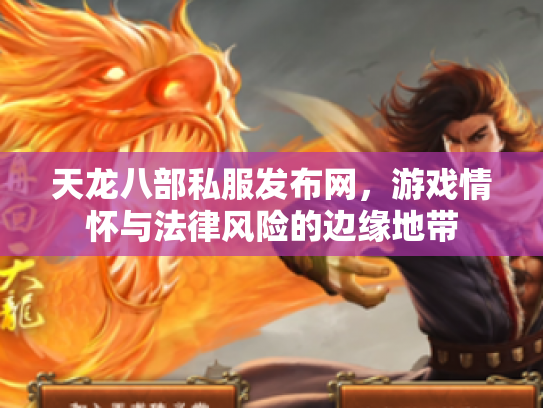 天龙八部私服发布网，游戏情怀与法律风险的边缘地带