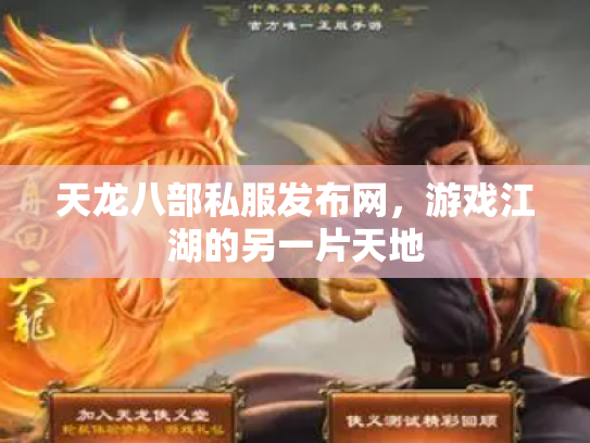 天龙八部私服发布网，游戏江湖的另一片天地