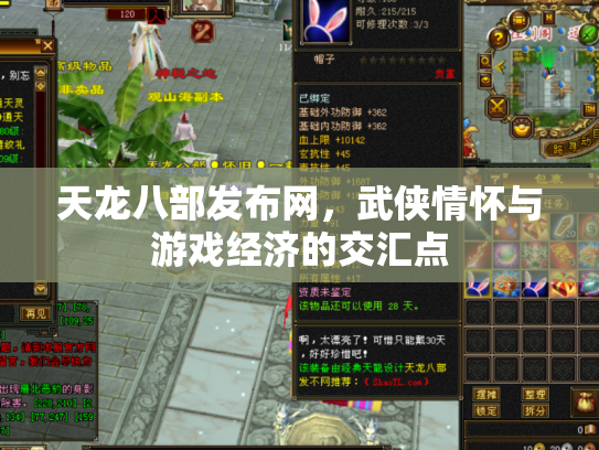 天龙八部发布网，武侠情怀与游戏经济的交汇点