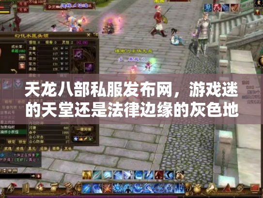 天龙八部私服发布网，游戏迷的天堂还是法律边缘的灰色地带？