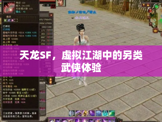 天龙SF，虚拟江湖中的另类武侠体验