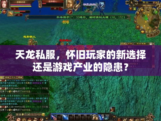 天龙私服，怀旧玩家的新选择还是游戏产业的隐患？