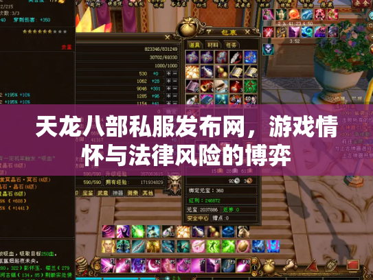 天龙八部私服发布网，游戏情怀与法律风险的博弈