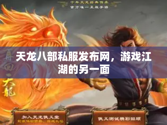 天龙八部私服发布网，游戏江湖的另一面