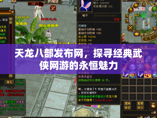 天龙八部发布网，探寻经典武侠网游的永恒魅力