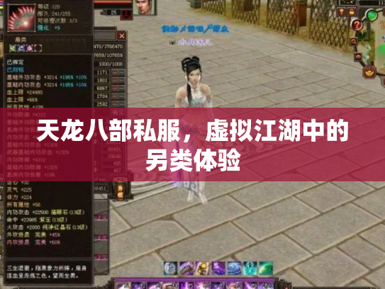天龙八部私服，虚拟江湖中的另类体验
