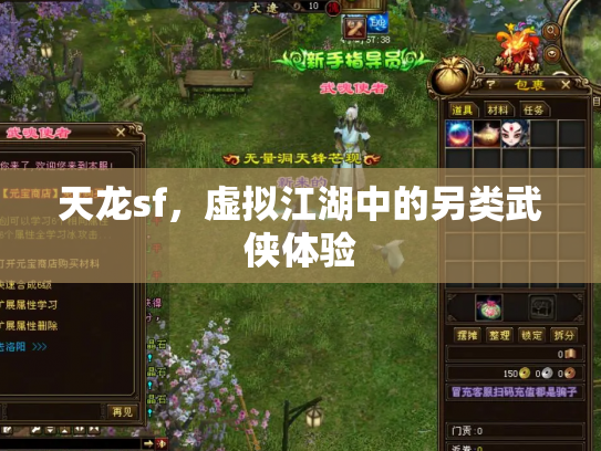 天龙sf，虚拟江湖中的另类武侠体验