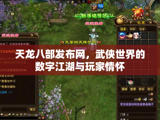 天龙八部发布网，武侠世界的数字江湖与玩家情怀