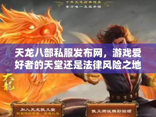 天龙八部私服发布网，游戏爱好者的天堂还是法律风险之地？