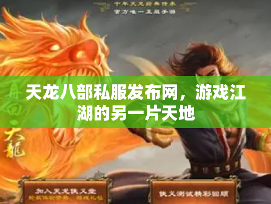 天龙八部私服发布网，游戏江湖的另一片天地