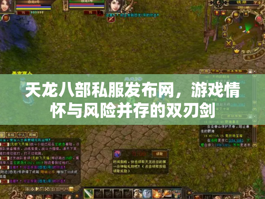 天龙八部私服发布网，游戏情怀与风险并存的双刃剑