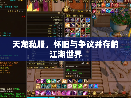 天龙私服，怀旧与争议并存的江湖世界