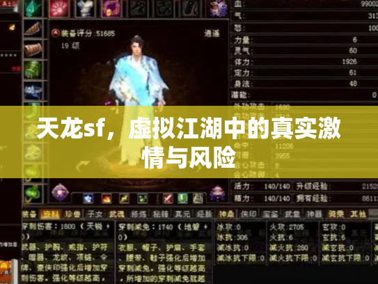 天龙sf，虚拟江湖中的真实激情与风险