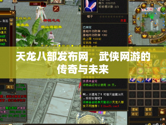 天龙八部发布网，武侠网游的传奇与未来