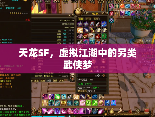 天龙SF，虚拟江湖中的另类武侠梦