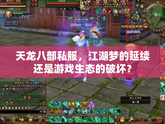 天龙八部私服，江湖梦的延续还是游戏生态的破坏？