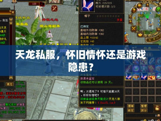 天龙私服，怀旧情怀还是游戏隐患？