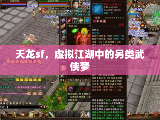 天龙sf，虚拟江湖中的另类武侠梦