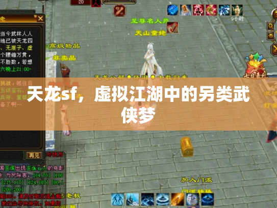 天龙sf，虚拟江湖中的另类武侠梦