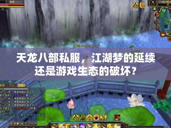 天龙八部私服，江湖梦的延续还是游戏生态的破坏？