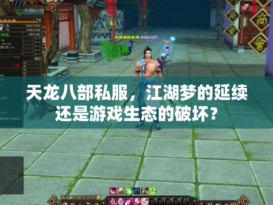 天龙八部私服，江湖梦的延续还是游戏生态的破坏？