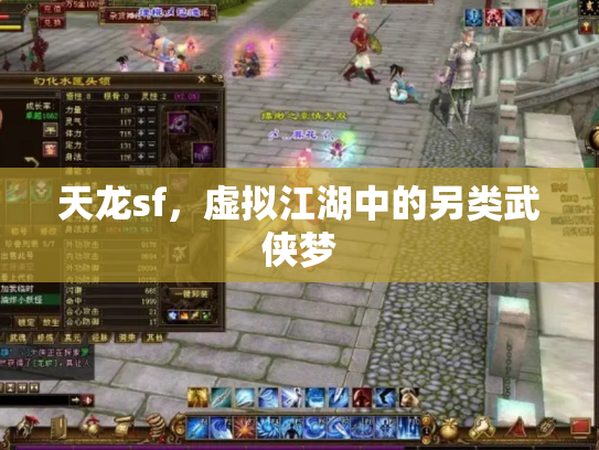 天龙sf，虚拟江湖中的另类武侠梦
