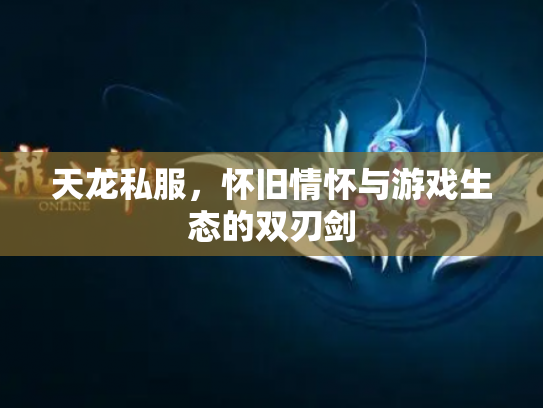 天龙私服，怀旧情怀与游戏生态的双刃剑