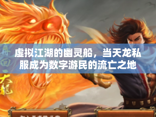 虚拟江湖的幽灵船，当天龙私服成为数字游民的流亡之地