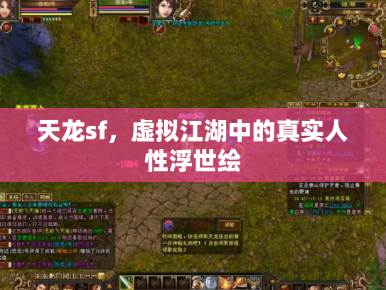 天龙sf，虚拟江湖中的真实人性浮世绘