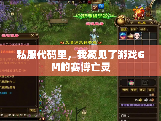 私服代码里，我窥见了游戏GM的赛博亡灵