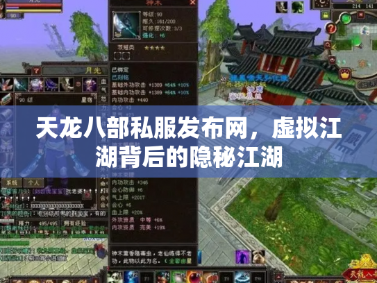 天龙八部私服发布网，虚拟江湖背后的隐秘江湖