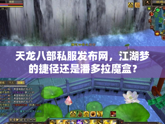 天龙八部私服发布网，江湖梦的捷径还是潘多拉魔盒？