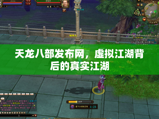 天龙八部发布网，虚拟江湖背后的真实江湖