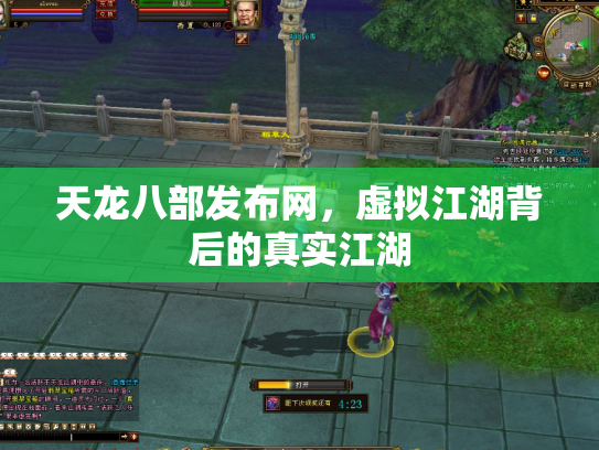 天龙八部发布网，虚拟江湖背后的真实江湖