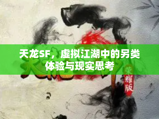 天龙SF，虚拟江湖中的另类体验与现实思考