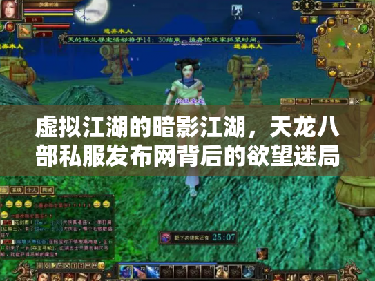虚拟江湖的暗影江湖，天龙八部私服发布网背后的欲望迷局