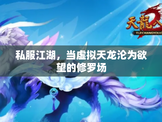 私服江湖，当虚拟天龙沦为欲望的修罗场