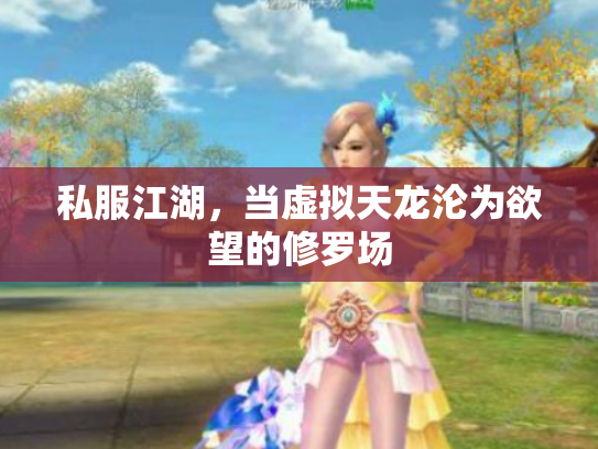 私服江湖，当虚拟天龙沦为欲望的修罗场