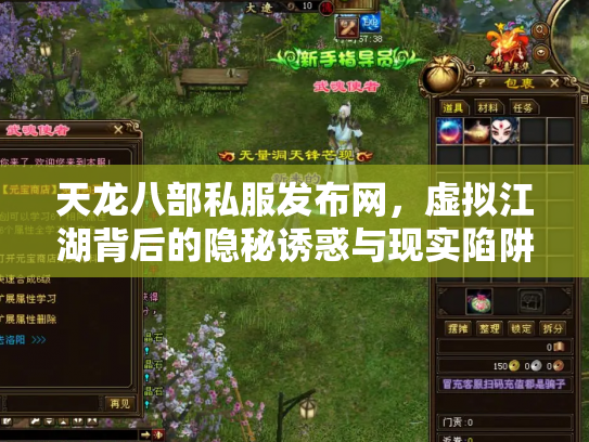 天龙八部私服发布网，虚拟江湖背后的隐秘诱惑与现实陷阱