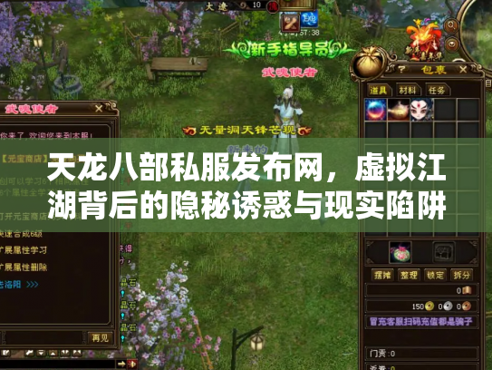 天龙八部私服发布网，虚拟江湖背后的隐秘诱惑与现实陷阱