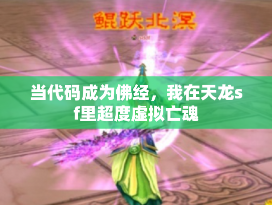 当代码成为佛经，我在天龙sf里超度虚拟亡魂