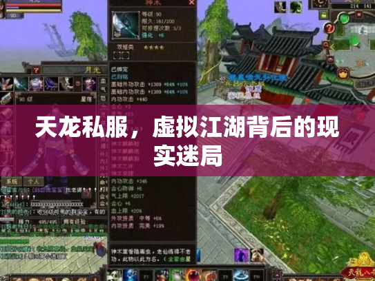 天龙私服，虚拟江湖背后的现实迷局