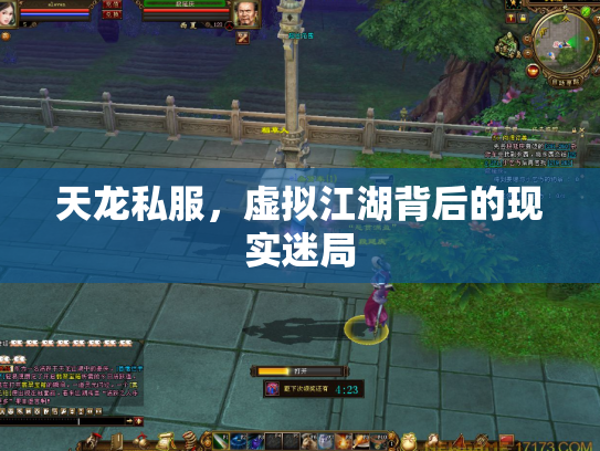 天龙私服，虚拟江湖背后的现实迷局
