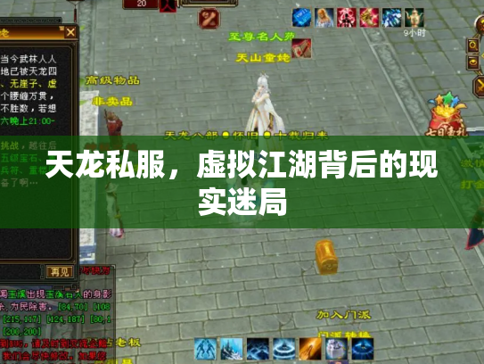 天龙私服，虚拟江湖背后的现实迷局