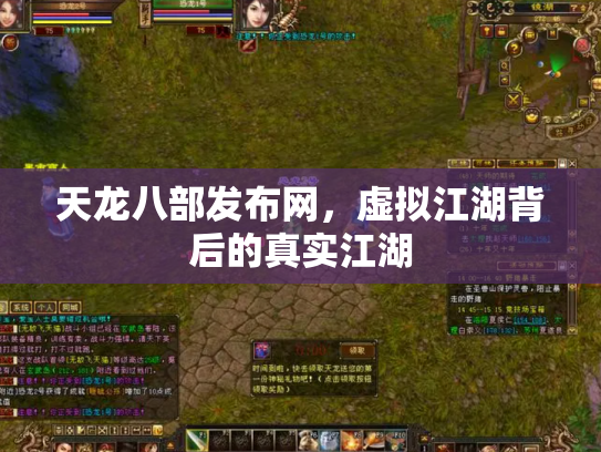 天龙八部发布网，虚拟江湖背后的真实江湖