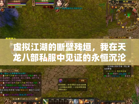 虚拟江湖的断壁残垣，我在天龙八部私服中见证的永恒沉沦